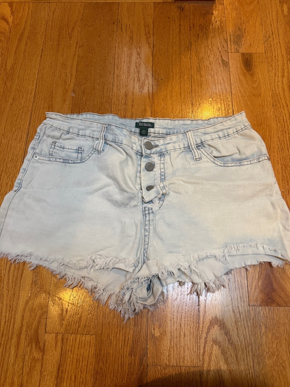🌸wild fable Light Blue Frayed Hem Denim Shorts